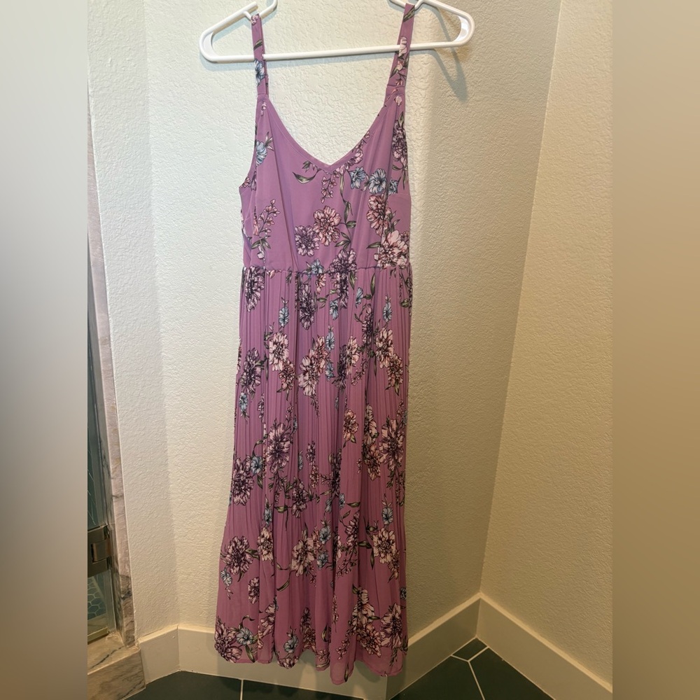 Torrid Purple Pink Sleeveless Maxi Sundress